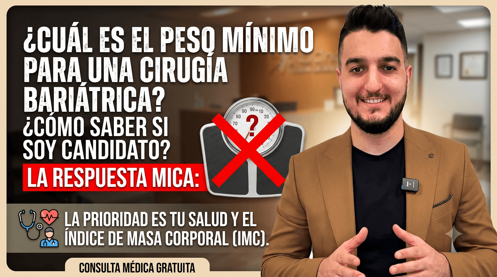 ¿Cuál es el peso mínimo para una Cirugia Bariatrica?
